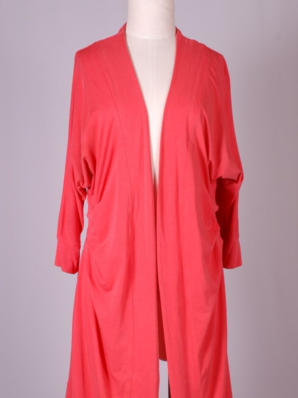 EUC Lululemon Namaste Open Front Yoga Coral Cardigan, Sz - 8